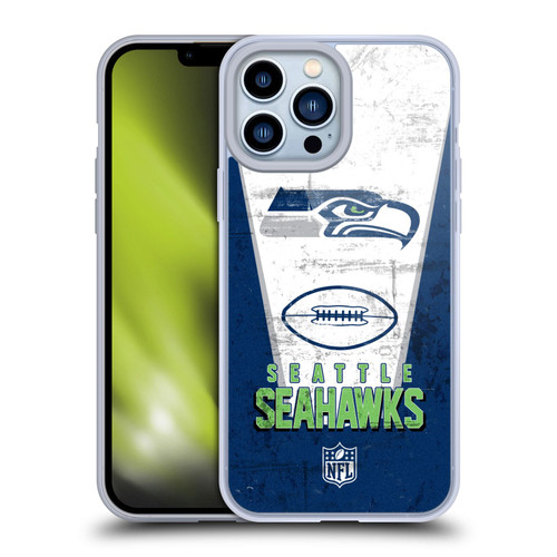 NFL Seattle Seahawks Logo Art Banner Soft Gel Case for Apple iPhone 13 Pro Max