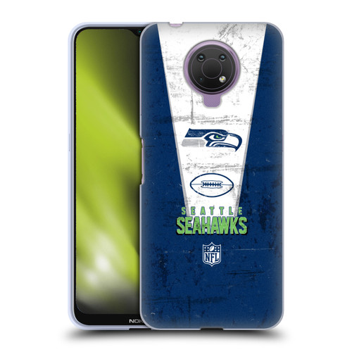 NFL Seattle Seahawks Logo Art Banner Soft Gel Case for Nokia G10