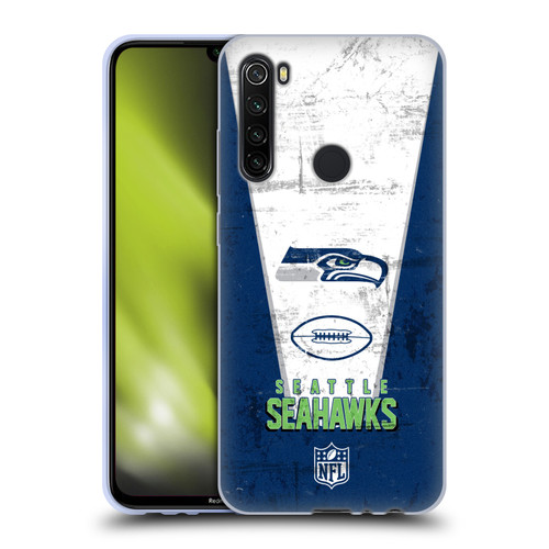 NFL Seattle Seahawks Logo Art Banner Soft Gel Case for Xiaomi Redmi Note 8T