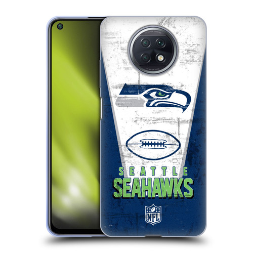 NFL Seattle Seahawks Logo Art Banner Soft Gel Case for Xiaomi Redmi Note 9T 5G