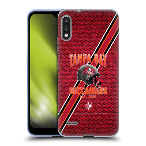 NFL Tampa Bay Buccaneers Logo Art Football Stripes Soft Gel Case for LG K22