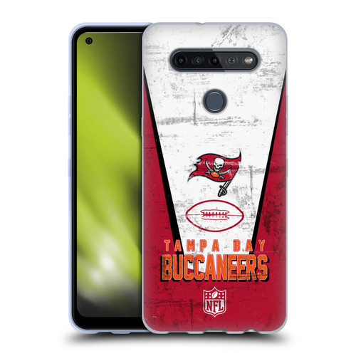 NFL Tampa Bay Buccaneers Logo Art Banner Soft Gel Case for LG K51S