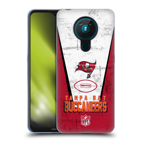 NFL Tampa Bay Buccaneers Logo Art Banner Soft Gel Case for Nokia 5.3
