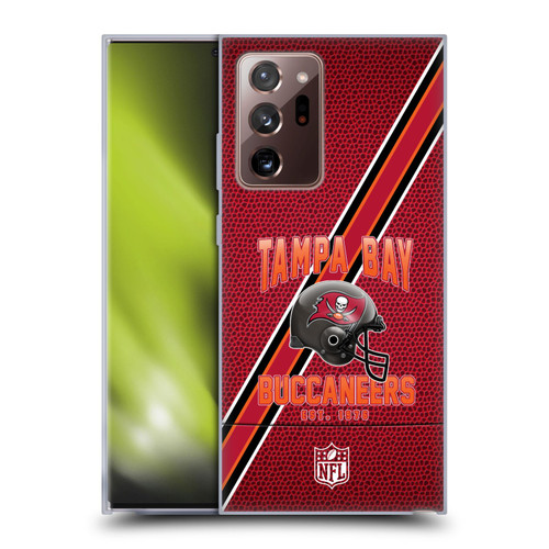 NFL Tampa Bay Buccaneers Logo Art Football Stripes Soft Gel Case for Samsung Galaxy Note20 Ultra / 5G