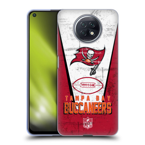 NFL Tampa Bay Buccaneers Logo Art Banner Soft Gel Case for Xiaomi Redmi Note 9T 5G