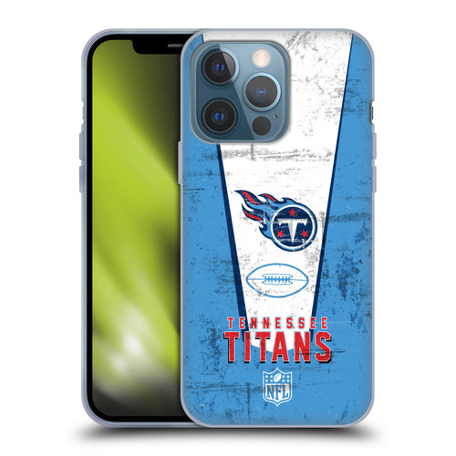 NFL Tennessee Titans Logo Art Banner Soft Gel Case for Apple iPhone 13 Pro