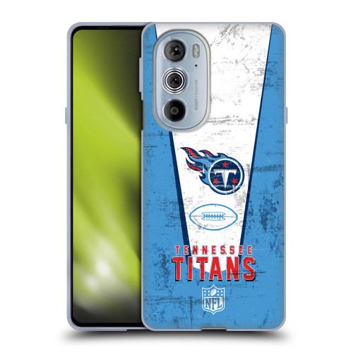 NFL Tennessee Titans Logo Art Banner Soft Gel Case for Motorola Edge X30