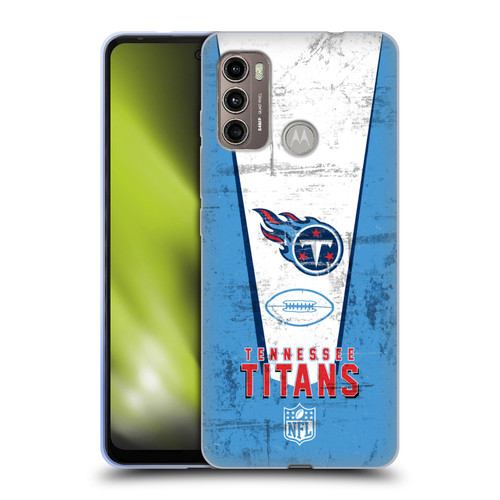 NFL Tennessee Titans Logo Art Banner Soft Gel Case for Motorola Moto G60 / Moto G40 Fusion
