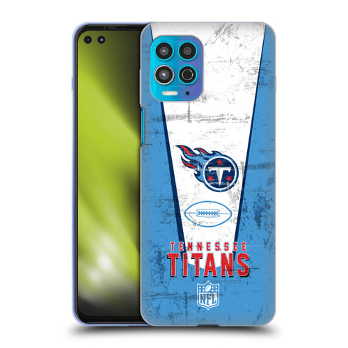 NFL Tennessee Titans Logo Art Banner Soft Gel Case for Motorola Moto G100