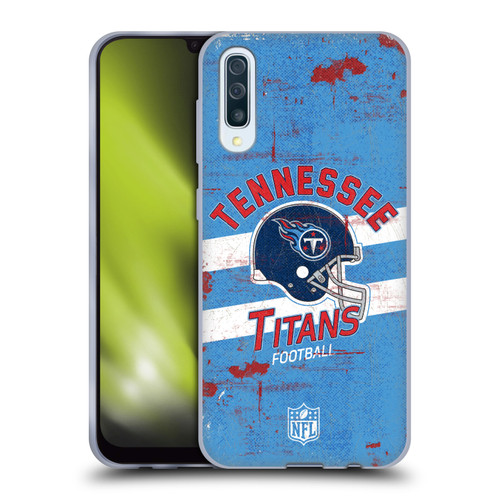 NFL Tennessee Titans Logo Art Helmet Distressed Soft Gel Case for Samsung Galaxy A50/A30s (2019)