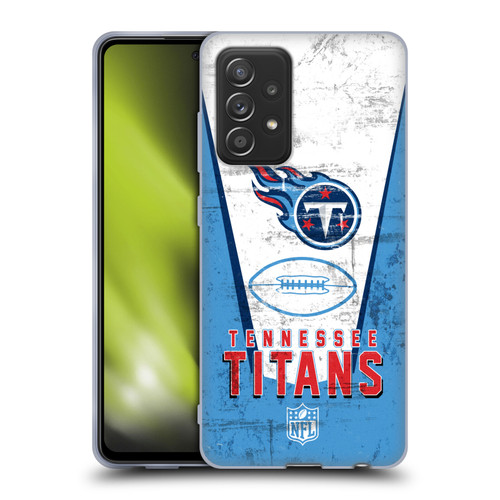 NFL Tennessee Titans Logo Art Banner Soft Gel Case for Samsung Galaxy A52 / A52s / 5G (2021)