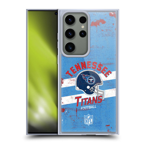 NFL Tennessee Titans Logo Art Helmet Distressed Soft Gel Case for Samsung Galaxy S23 Ultra 5G