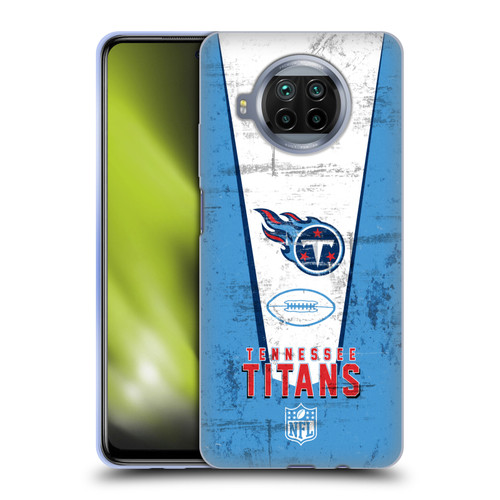 NFL Tennessee Titans Logo Art Banner Soft Gel Case for Xiaomi Mi 10T Lite 5G