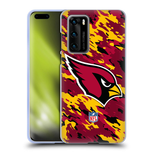 NFL Arizona Cardinals Logo Camou Soft Gel Case for Huawei P40 5G NFL Arizona Cardinals Logo Camou Soft Gel Case for Huawei P40 5G