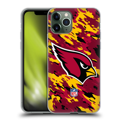 NFL Arizona Cardinals Logo Camou Soft Gel Case for Apple iPhone 11 Pro