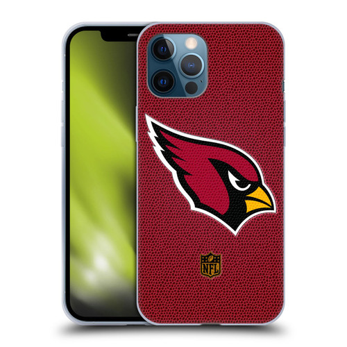 NFL Arizona Cardinals Logo Football Soft Gel Case for Apple iPhone 12 Pro Max