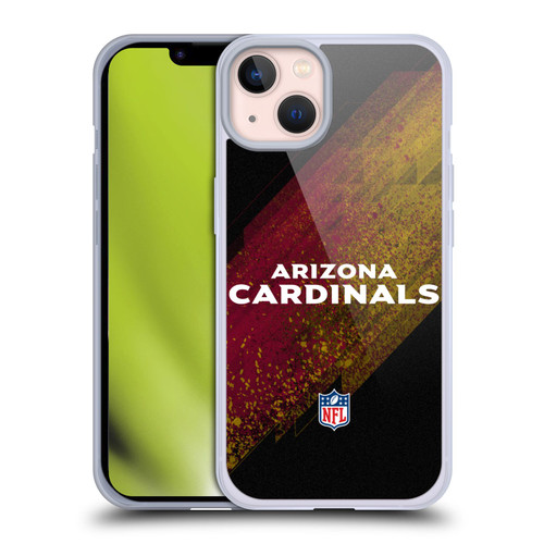 NFL Arizona Cardinals Logo Blur Soft Gel Case for Apple iPhone 13