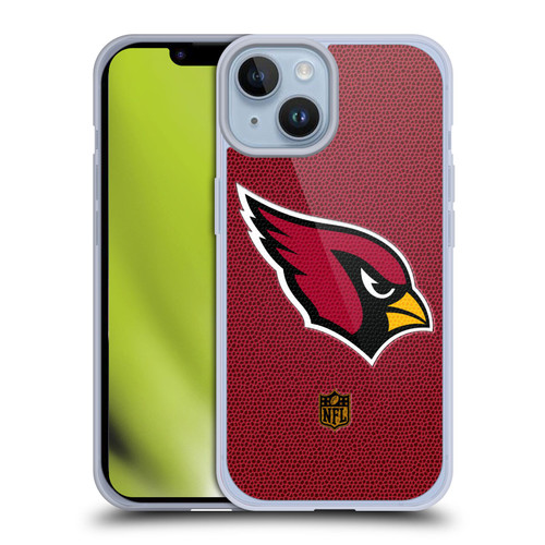 NFL Arizona Cardinals Logo Football Soft Gel Case for Apple iPhone 14