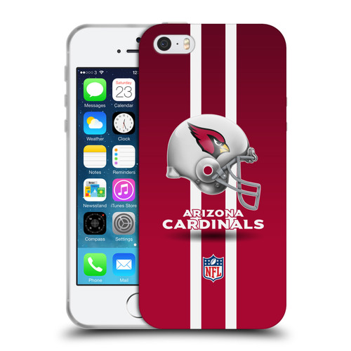 NFL Arizona Cardinals Logo Helmet Soft Gel Case for Apple iPhone 5 / 5s / iPhone SE 2016