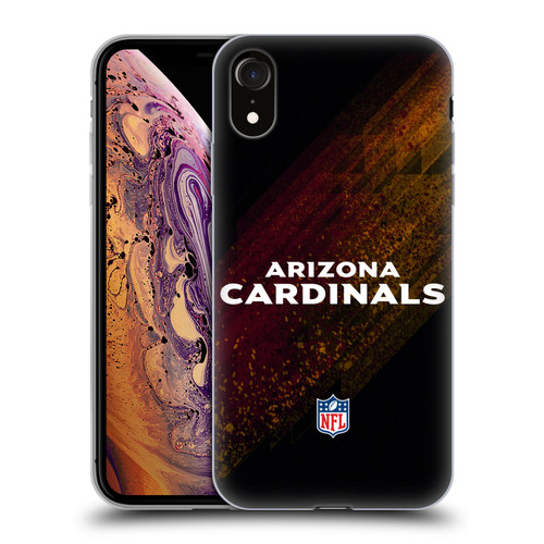 NFL Arizona Cardinals Logo Blur Soft Gel Case for Apple iPhone XR