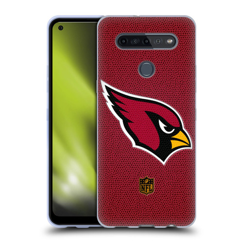 NFL Arizona Cardinals Logo Football Soft Gel Case for LG K51S