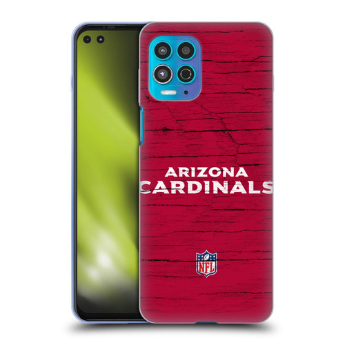 NFL Arizona Cardinals Logo Distressed Look Soft Gel Case for Motorola Moto G100