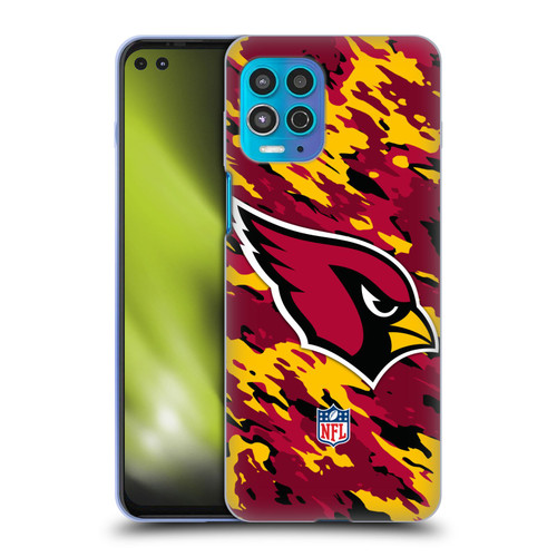 NFL Arizona Cardinals Logo Camou Soft Gel Case for Motorola Moto G100