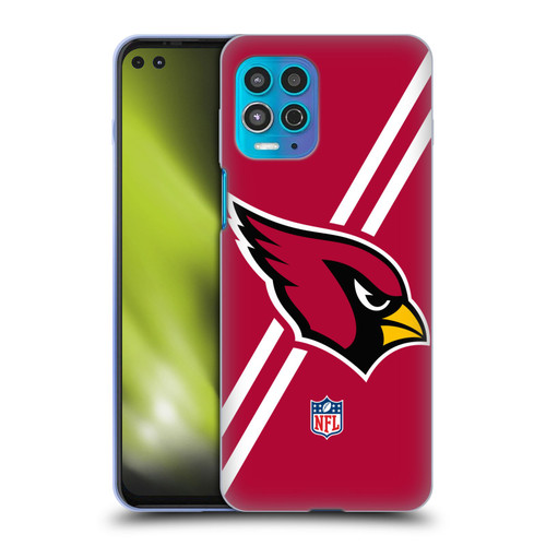 NFL Arizona Cardinals Logo Stripes Soft Gel Case for Motorola Moto G100