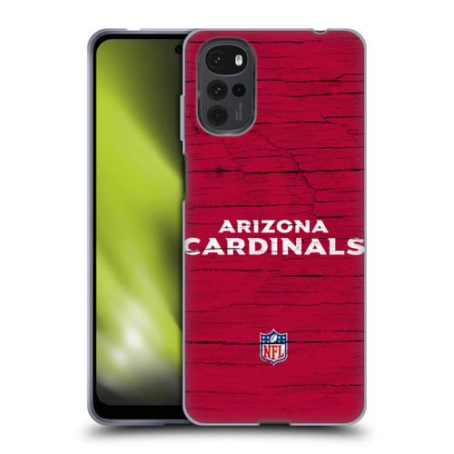 NFL Arizona Cardinals Logo Distressed Look Soft Gel Case for Motorola Moto G22