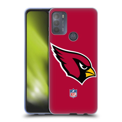 NFL Arizona Cardinals Logo Plain Soft Gel Case for Motorola Moto G50