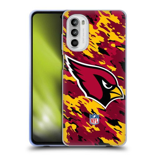 NFL Arizona Cardinals Logo Camou Soft Gel Case for Motorola Moto G52