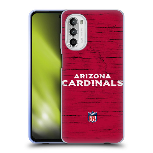 NFL Arizona Cardinals Logo Distressed Look Soft Gel Case for Motorola Moto G52