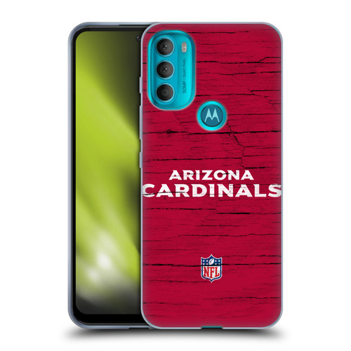 NFL Arizona Cardinals Logo Distressed Look Soft Gel Case for Motorola Moto G71 5G