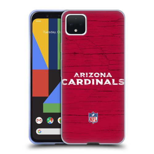 NFL Arizona Cardinals Logo Distressed Look Soft Gel Case for Google Pixel 4 XL