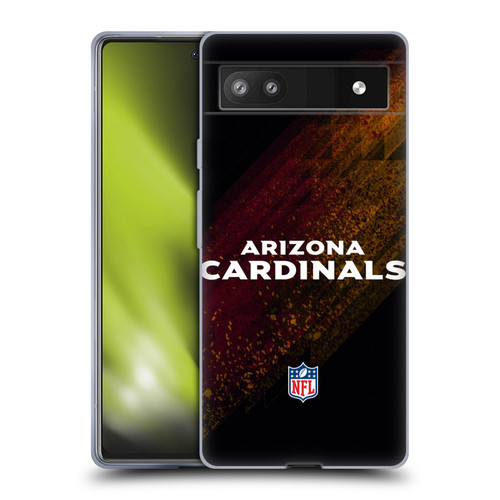 NFL Arizona Cardinals Logo Blur Soft Gel Case for Google Pixel 6a