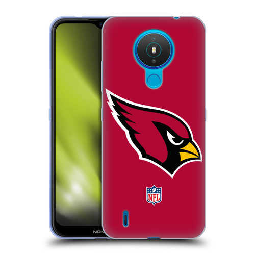 NFL Arizona Cardinals Logo Plain Soft Gel Case for Nokia 1.4