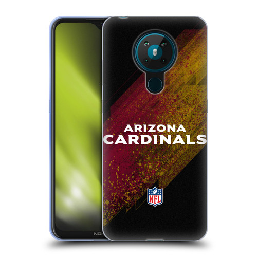 NFL Arizona Cardinals Logo Blur Soft Gel Case for Nokia 5.3