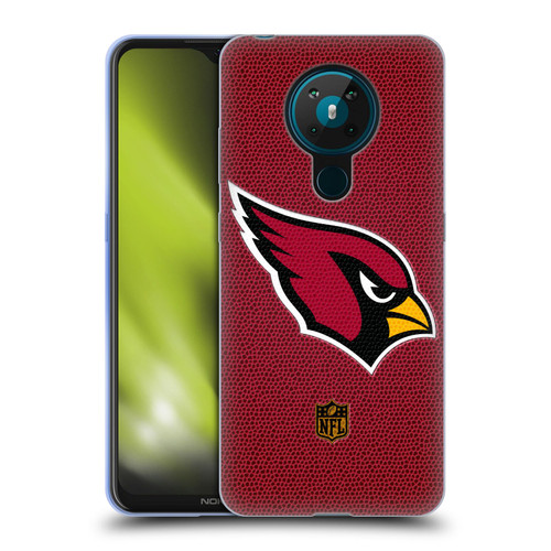 NFL Arizona Cardinals Logo Football Soft Gel Case for Nokia 5.3