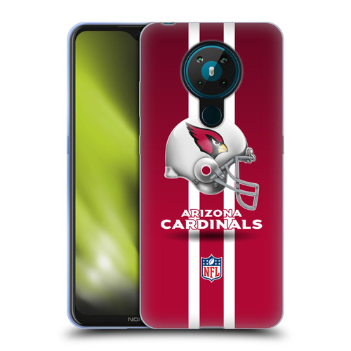 NFL Arizona Cardinals Logo Helmet Soft Gel Case for Nokia 5.3