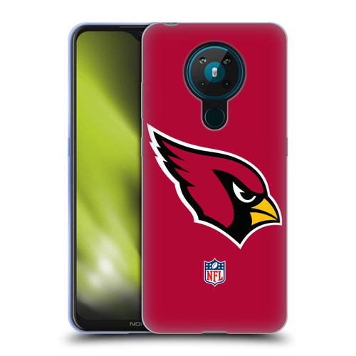 NFL Arizona Cardinals Logo Plain Soft Gel Case for Nokia 5.3