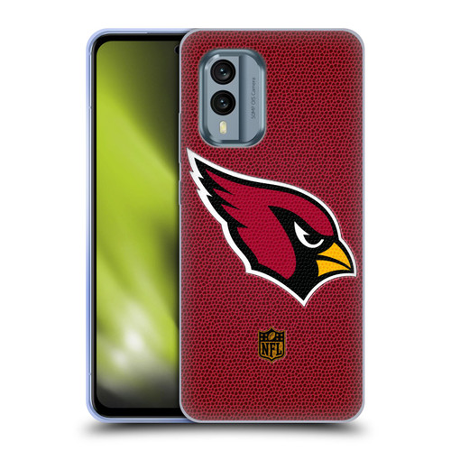 NFL Arizona Cardinals Logo Football Soft Gel Case for Nokia X30