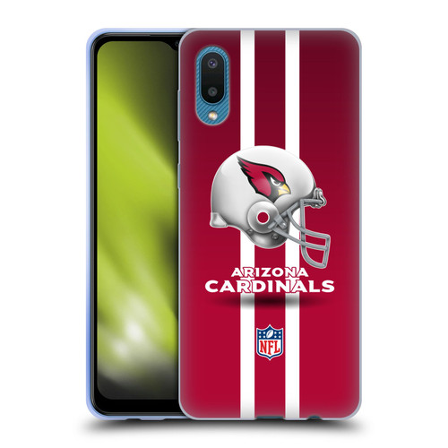 NFL Arizona Cardinals Logo Helmet Soft Gel Case for Samsung Galaxy A02/M02 (2021)