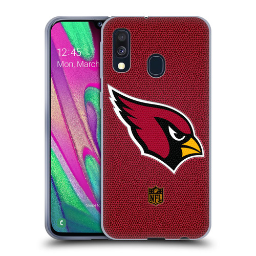 NFL Arizona Cardinals Logo Football Soft Gel Case for Samsung Galaxy A40 (2019)