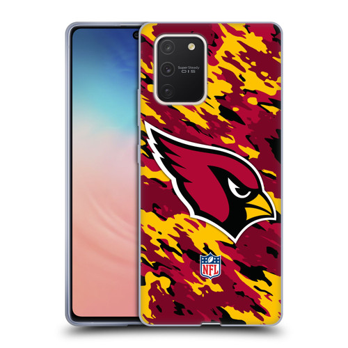 NFL Arizona Cardinals Logo Camou Soft Gel Case for Samsung Galaxy S10 Lite