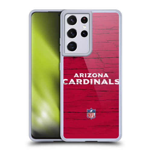 NFL Arizona Cardinals Logo Distressed Look Soft Gel Case for Samsung Galaxy S21 Ultra 5G