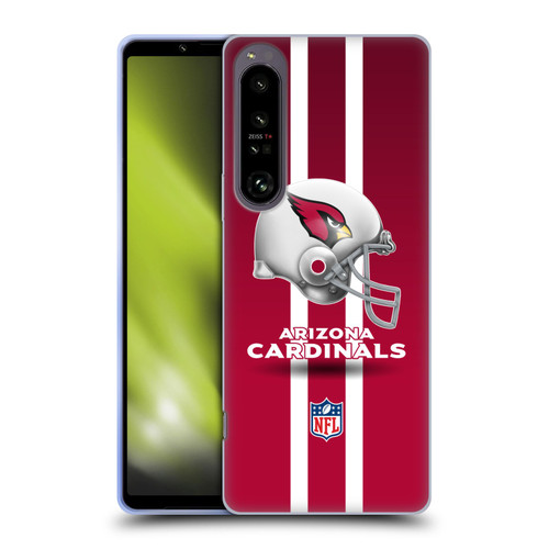NFL Arizona Cardinals Logo Helmet Soft Gel Case for Sony Xperia 1 IV