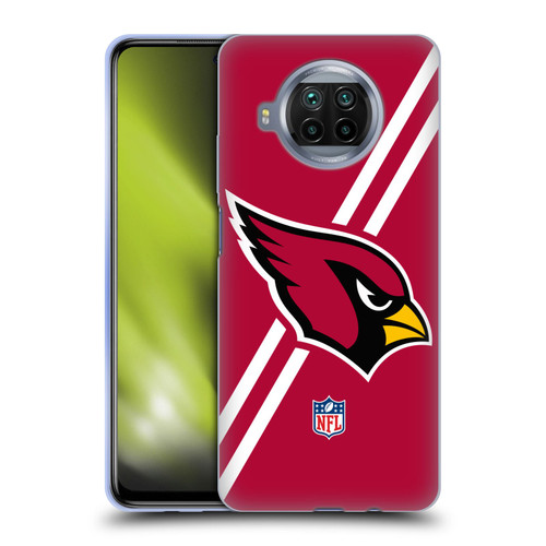 NFL Arizona Cardinals Logo Stripes Soft Gel Case for Xiaomi Mi 10T Lite 5G