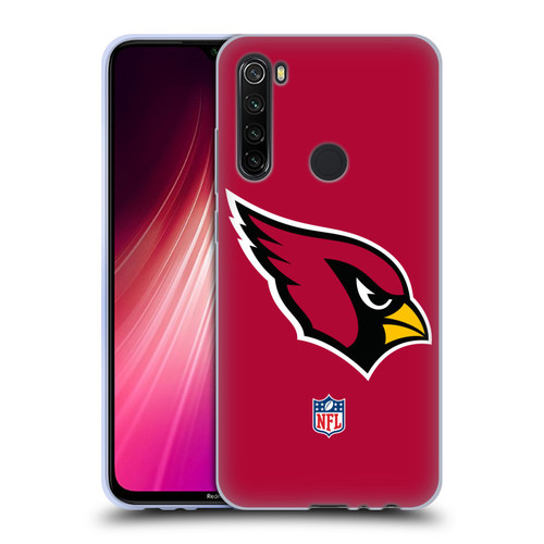 NFL Arizona Cardinals Logo Plain Soft Gel Case for Xiaomi Redmi Note 8T