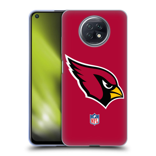 NFL Arizona Cardinals Logo Plain Soft Gel Case for Xiaomi Redmi Note 9T 5G
