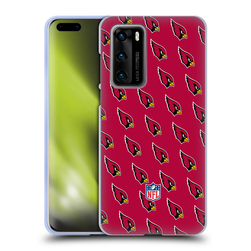 NFL Arizona Cardinals Artwork Patterns Soft Gel Case for Huawei P40 5G